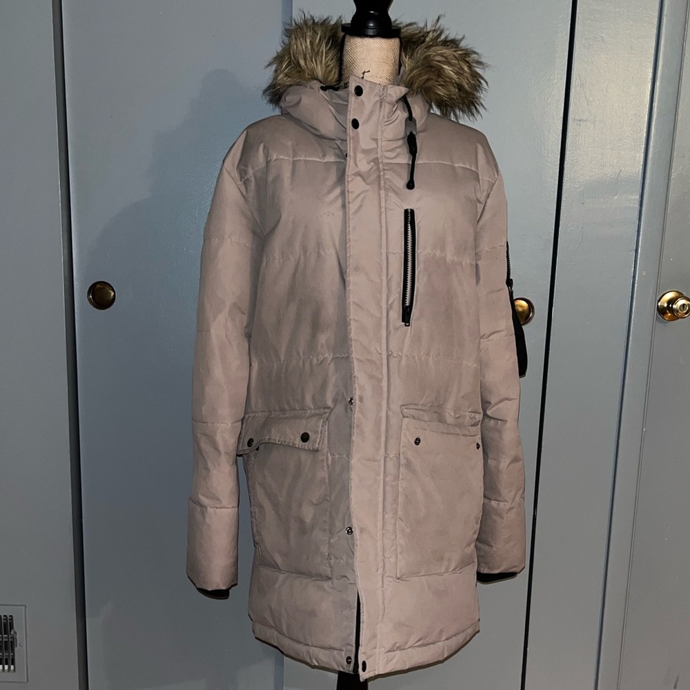 Heavyweight Faux Fur Winter Jacket